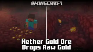 Nether Gold Ore Drops Raw Gold Mod (1.21.11, 1.20.1) – Changes Nether Gold Ore Drop