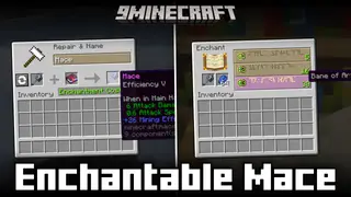 Enchantable Mace Mod (1.21.11, 1.21) – Allows Sword Enchantments On Maces