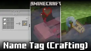 Name Tag (Crafting) Mod (1.21.11, 1.21.1) – Makes Name Tags Obtainable In Survival Mode