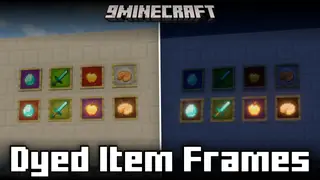Dyed Item Frames Mod (1.21.11, 1.20.1) – Colored Item Frames