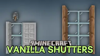 Vanilla Shutters Mod (1.21.11, 1.21.1) – 15 Shutter Variants
