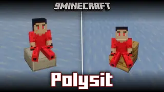 Polysit Mod (1.21.11, 1.20.1) – Allows Players To Sit On Slabs And Stairs