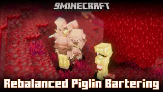 Rebalanced Piglin Bartering Mod (1.21.11, 1.20.1) – Rebalances Piglin Trade Loot Chances