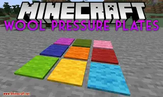 Wool Pressure Plates Mod (1.21.11, 1.20.1) – Silent Pressure Plates Made of Wool