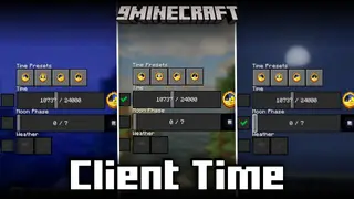 Client Time Mod (1.21.11, 1.20.6) – Override Time & Weather Effects On Client Side