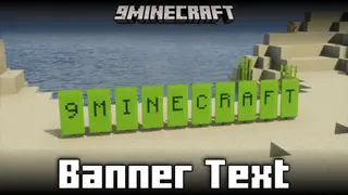 Banner Text Mod (1.21.11, 1.21.1) – Alphabets, Numbers & Symbols On Banners