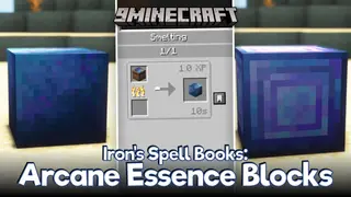 Iron's Spell Books Arcane Essence Blocks Mod (1.21.1, 1.20.1) – Better Storage