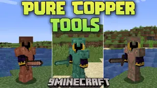 Pure Copper Tools Mod (1.21.1, 1.20.1) – Lightweight Copper Tools & Armor