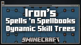 Iron Spells n Spellbooks Dynamic Skill Trees Mod (1.21.1, 1.20.1)