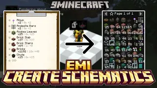 EMI Create Schematics Mod (1.21.10, 1.20.1) – Your Create Build Shopping List