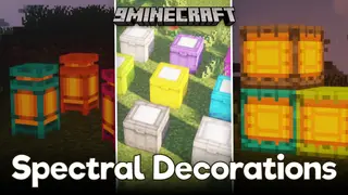 Spectral Decorations Mod (1.21.1, 1.20.1) – Build with a Rainbow of Colors