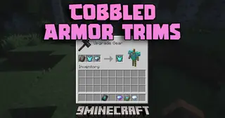 Cobbled Armor Trims Mod (1.21.1, 1.21) – Type Gem Customization