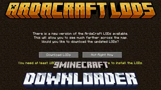 ArdaCraft LODs Downloader Mod (1.20.1, 1.20) – ArdaCraft Terrain Optimizer