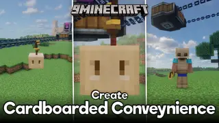 Create Cardboarded Conveynience Mod (1.21.1, 1.20.1) – Disguise As Cardboard Boxes