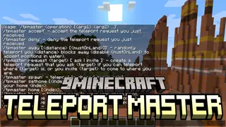 Teleport Master Mod (1.20.1, 1.19.4) – Instantly Return to Base or Death Spot