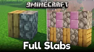 Full Slabs Mod (1.21.10, 1.20.1) – Vertical And Mixed Slabs
