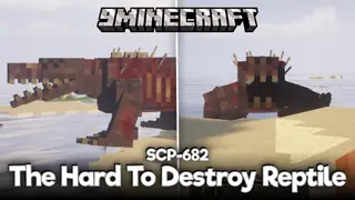 SCP-682 The Hard To Destroy Reptile Mod (1.20.1, 1.19.4)