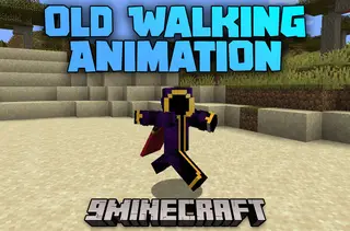 Old Walking Animation Mod (1.21.11, 1.20.1) – Derpy Walk Cycle from a Very Old Version