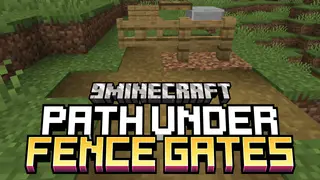 Path Under Fence Gates Mod (1.20.6, 1.20.1) – Create Trails Under The Gate