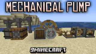 Mechanical Pump Mod (1.21.1, 1.21) – Fluid Transport Powered By Create
