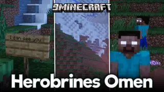 Herobrines Omen Mod (1.20.1, 1.19.4) – Herobrine Is Watching You