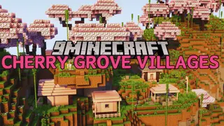Cherry Grove Villages Mod (1.21.8, 1.20.1) – Vanilla Structure Designed Village