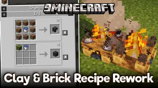 Clay And Brick Recipe Rework Mod (1.21.1, 1.20) – New Recipes For Clay
