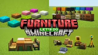 Let's Do Furniture Mod (1.21.1, 1.20.1) – A Variety of New Furniture