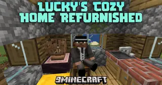 Lucky's Cozy Home Refurnished Mod (1.21.1, 1.21) – Make Your Base Feel Lived-In