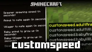 Customspeed Mod (26.2, 1.20.1) – Configure Time Values In-Game
