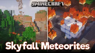 Skyfall Meteorites Mod (1.20.1, 1.19.2) – Mine Impact Craters for New Ores