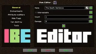 IBE Editor Mod (1.20.4, 1.20.1) – Simple GUI to Edit Item, Block or Entity