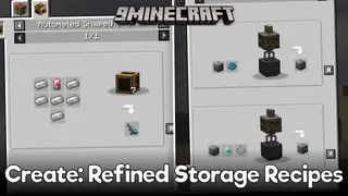 Create Refined Storage Recipes Mod (1.20.1, 1.20) – Create Based Recipes For Refined Storage