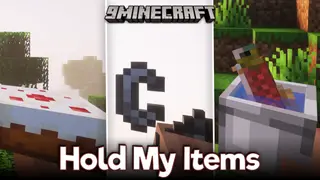 Hold My Items Reforged Mod (1.21.5, 1.20.1) – No More Floating Items in Hand
