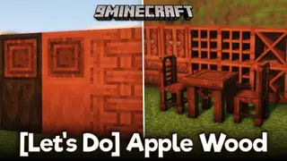 Let's Do Apple Wood Mod (1.20.1, 1.20) – Craft Blocks From Apple Logs