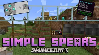Simple Spears Mod (1.21.10, 1.20.1) – Precision And Power