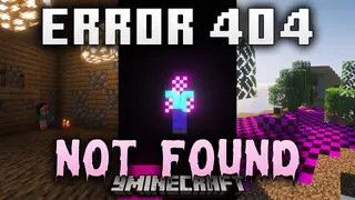 Error 404 Not Found Mod (1.20.1, 1.20) – Survive a Living, Hostile Game Glitch