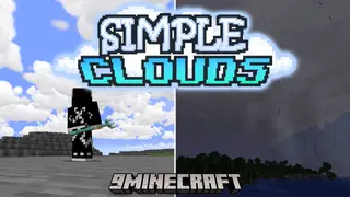 Simple Clouds Mod (1.21.1, 1.20.1) – See Rain Fall Only Under Storm Clouds