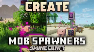 Create Mob Spawners Mod (1.20.1, 1.20) – Industrial Style Mob Farming
