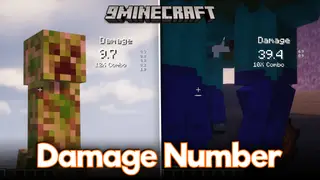 Damage Number Mod (1.21.1, 1.20.1) – Get RPG-Style Combat Info