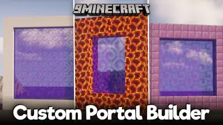 Custom Portal Builder Mod (1.20.4, 1.20.1) – Design Your Own Gateways