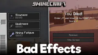 Bad Effects Mod (1.20.1, 1.19.2) – Punishes Players With Negative Effects