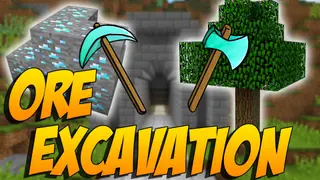 Ore Excavation Mod (1.21.5, 1.20.1) – Stop Mining Block By Block