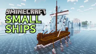 Small Ships Mod (1.21.4, 1.20.1) – Different Types of Ships