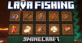 Lava Fishing Mod (1.21.1, 1.20.1) – Nether Fishing And Fiery Loot