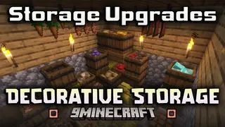 Storage Upgrades Decorative Storage Mod (1.21.3, 1.20.1) – Organize And Beautify Your Base