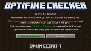 OptiFine Checker Mod (1.20.6, 1.20.1) – OptiFine Reminder
