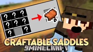 Craftable Saddles Mod (1.21.10, 1.20.1) – Craft Your Own Horse Gear