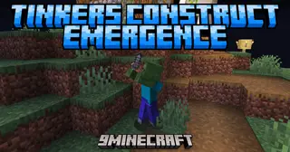 Tinkers Construct Emergence Mod (1.20.1, 1.20) – Randomized Tinker Weapon Drops From Mobs