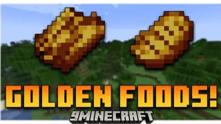 Golden Foods Mod (1.21.10, 1.20.1) – Luxury Food Edition